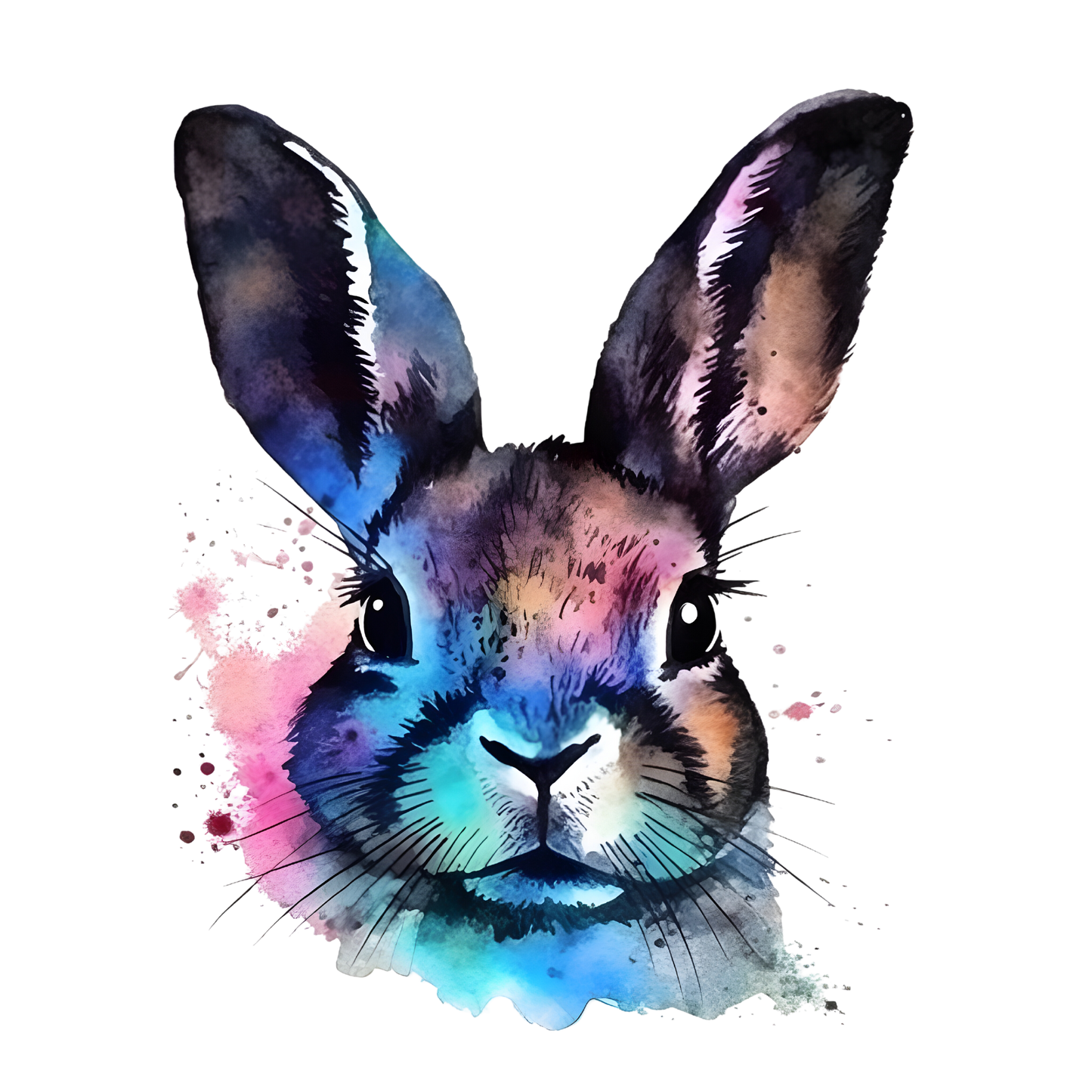 Bügelbild Tiere Neon