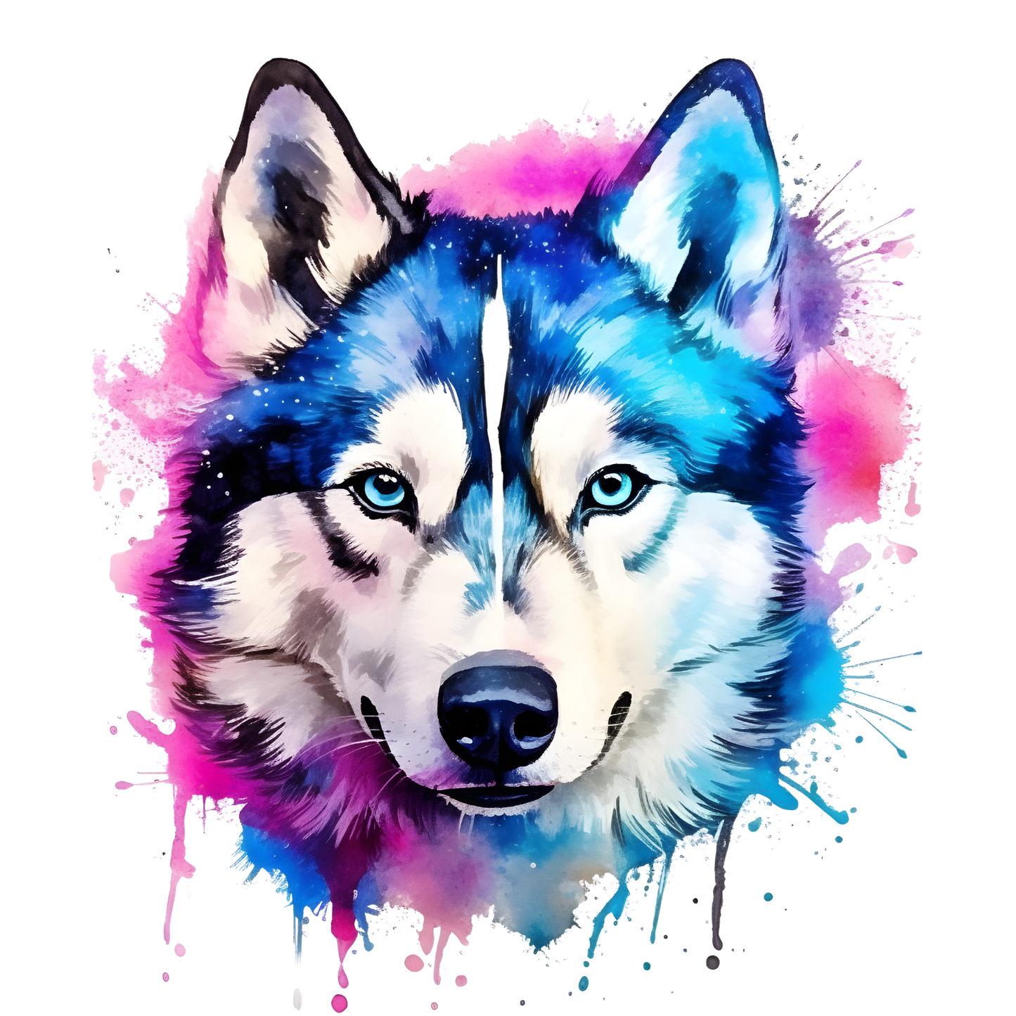 Bügelbild Tiere Neon