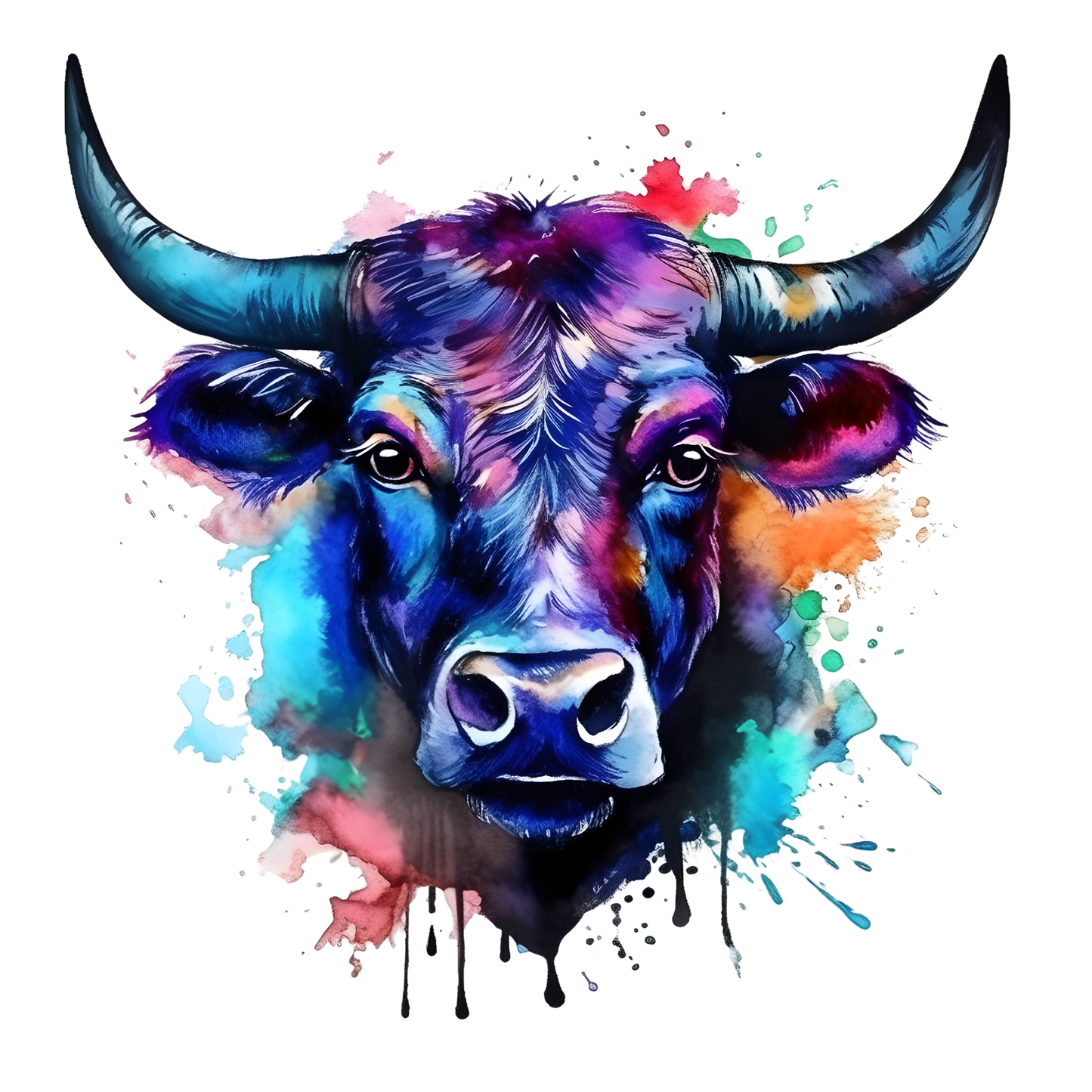 Bügelbild Tiere Neon