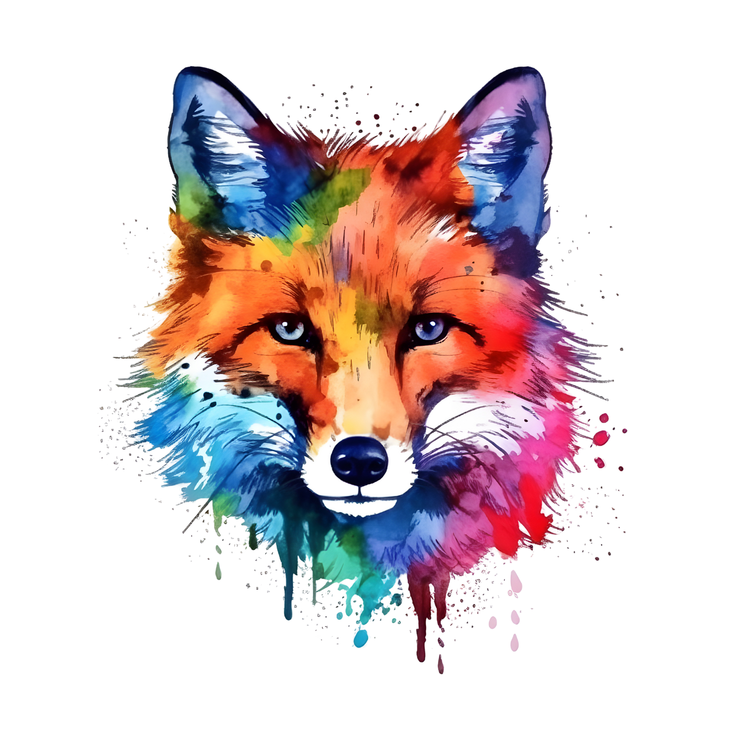 Bügelbild Tiere Neon